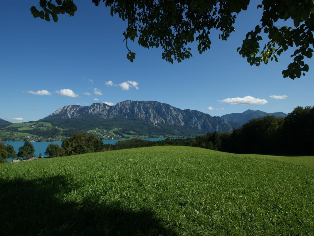 Biobauernhof Nussbaumer Vila Nussdorf am Attersee Exterior foto